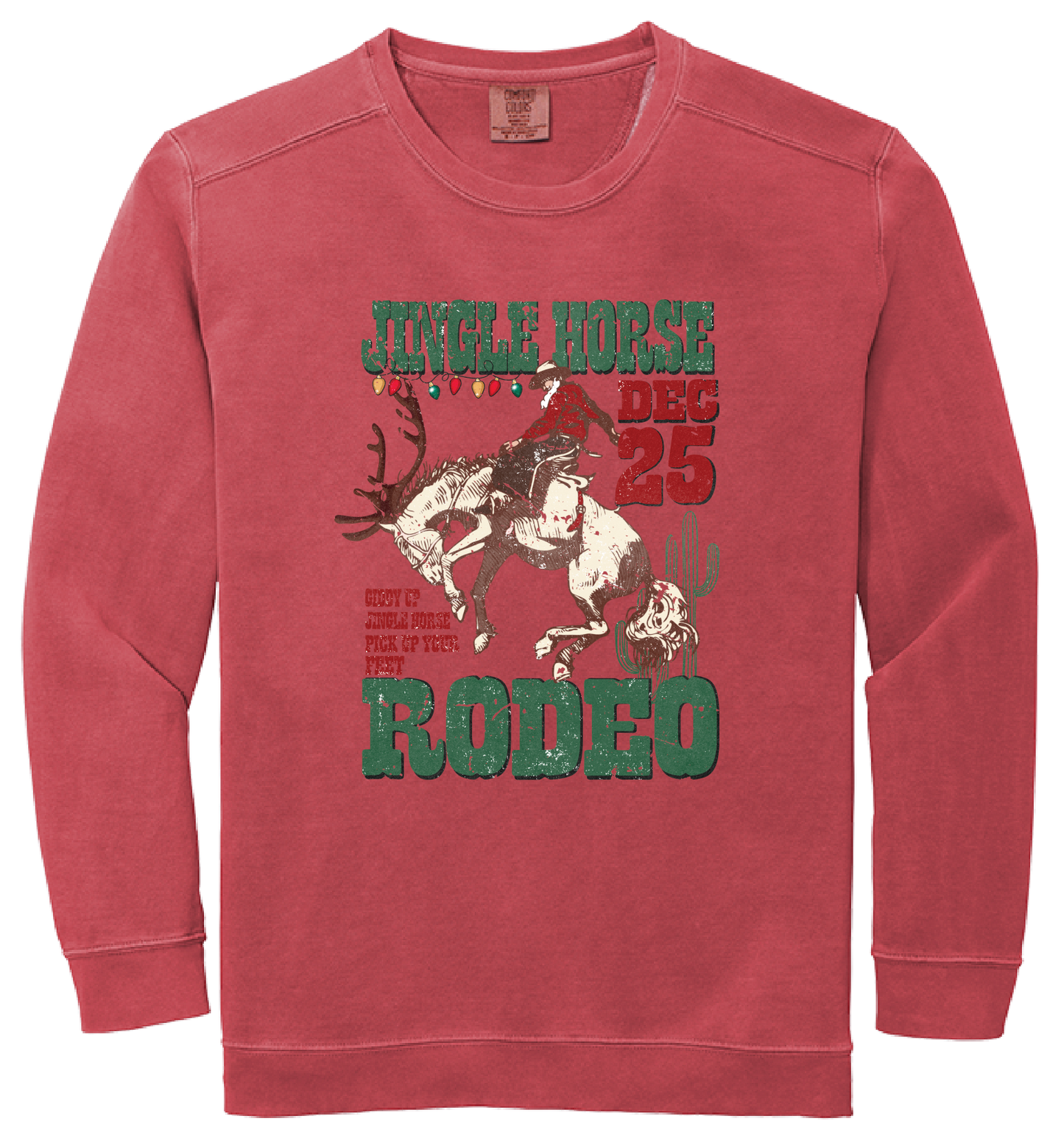 Jingle Horse Rodeo Christmas Sweatshirt