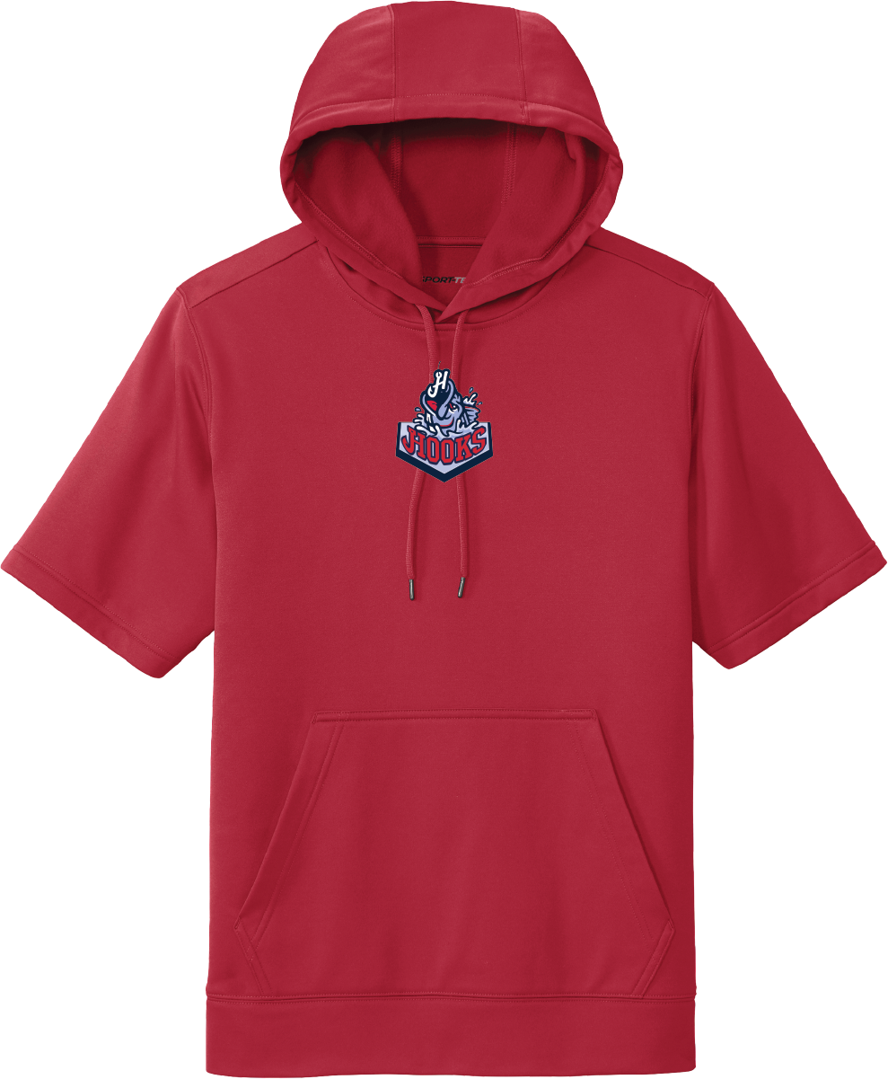 Sport-Tek ® Sport-Wick ® Men's Fleece Short Sleeve Hooded Pullover