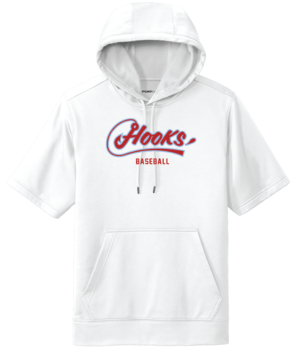 Sport-Tek ® Sport-Wick ® Men's Fleece Short Sleeve Hooded Pullover
