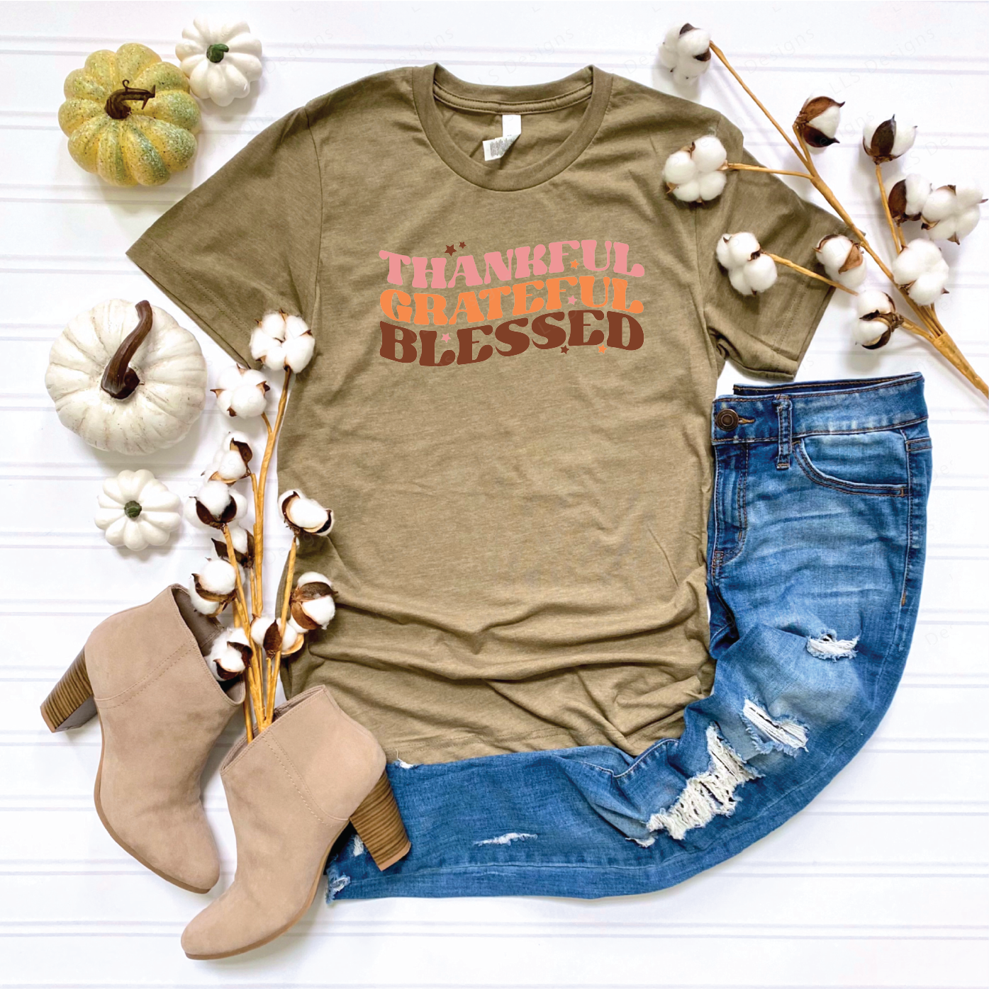 Thankful Grateful Blessed T-shirt