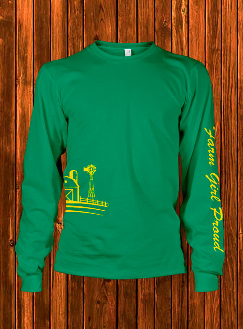 Farm Girl Proud Long Sleeve Tee