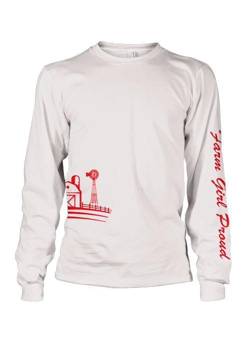 Farm Girl Proud Long Sleeve Tee