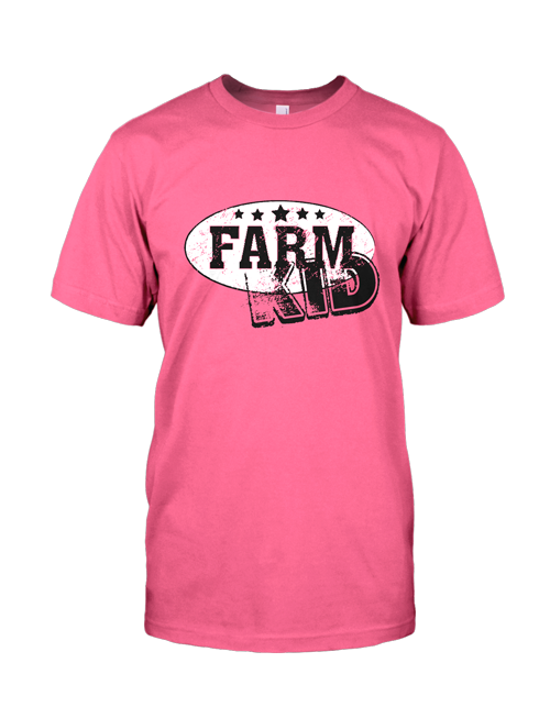 Youth Farm Kid Logo Tee - Neon's