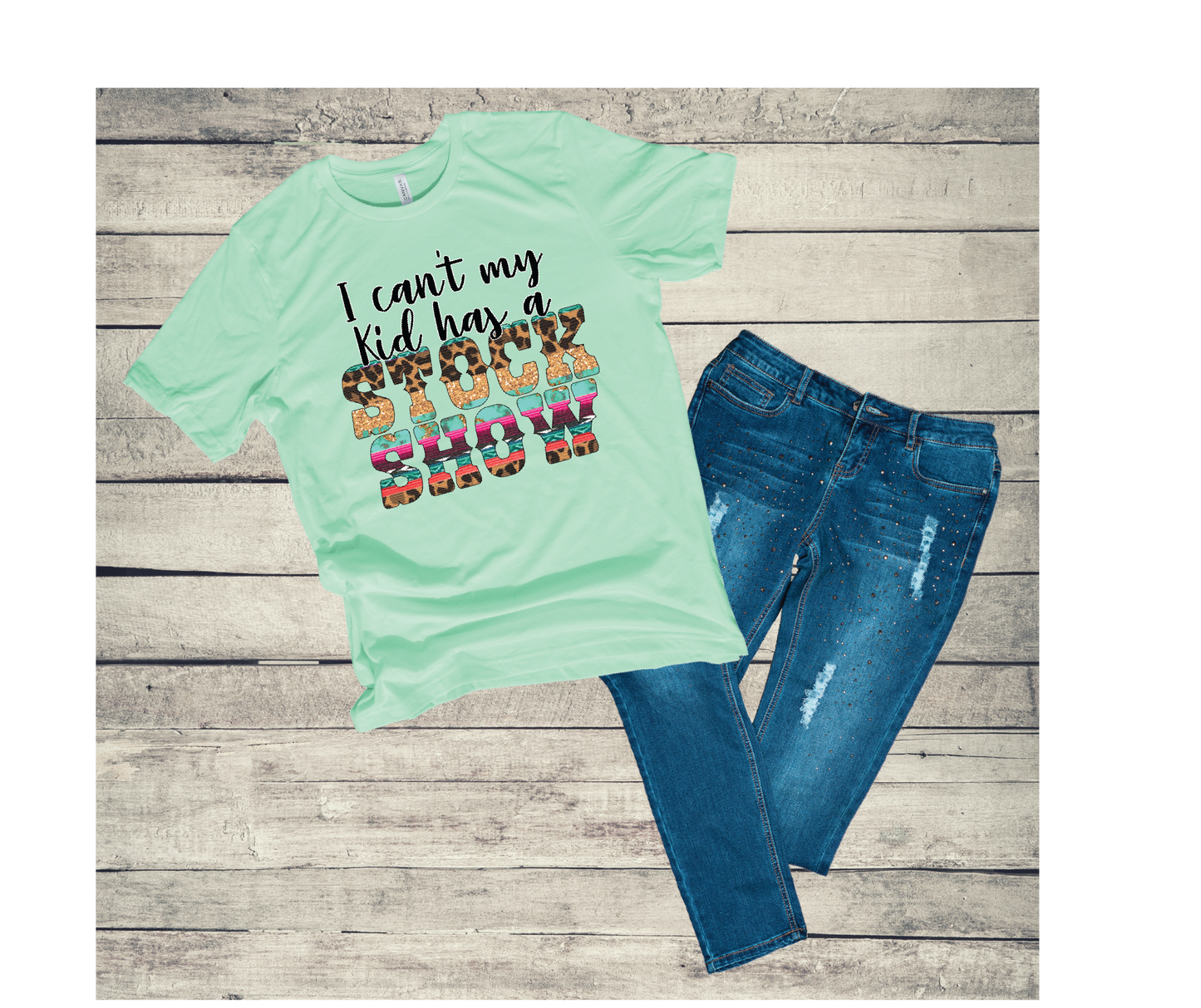 I Can't My Kids Have A Stock Show T-Shirt