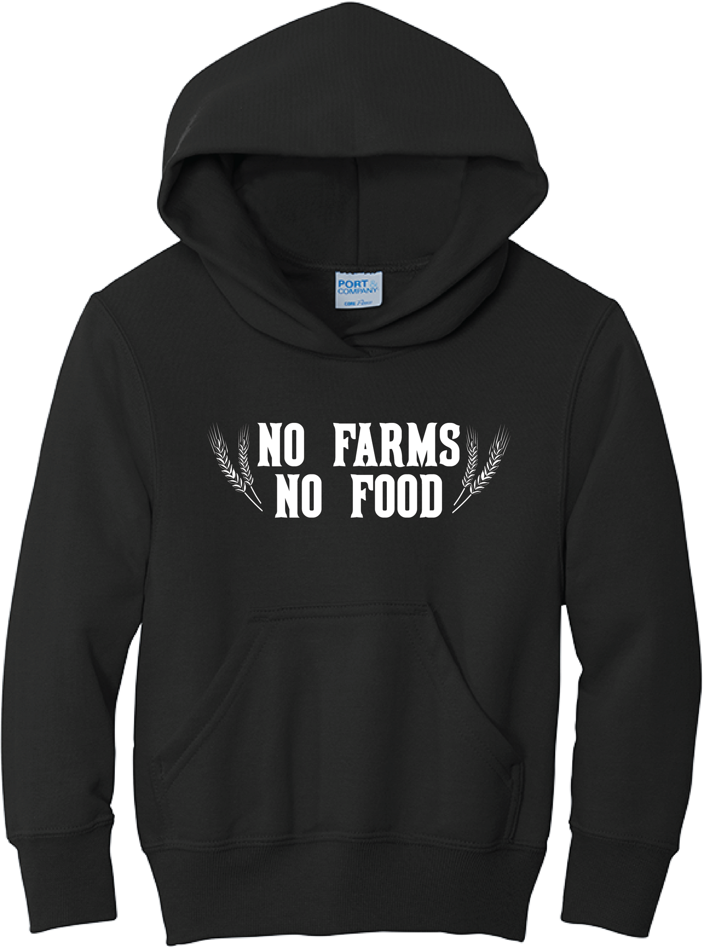 No Farms, No Food - Youth Hoodie
