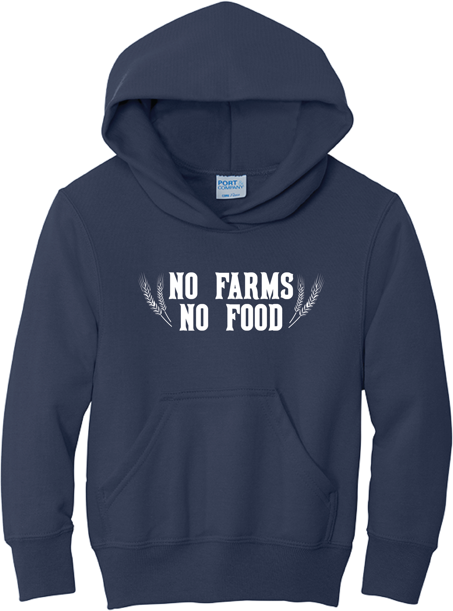 No Farms, No Food - Youth Hoodie