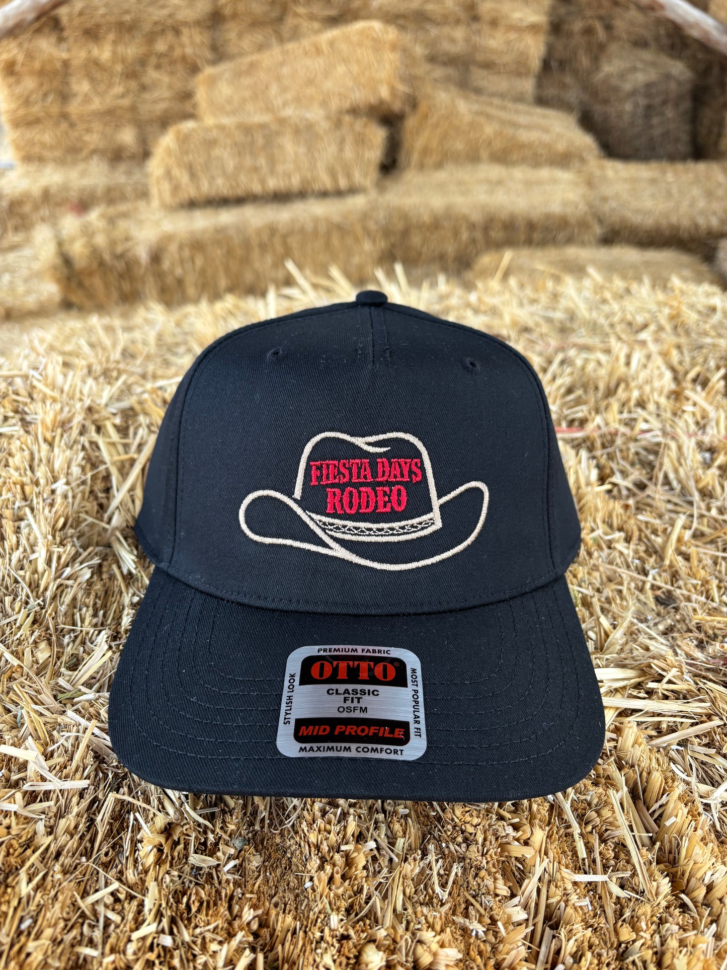 Fiesta Days Rodeo Cowboy Hat Cap - Twill 5 Panel