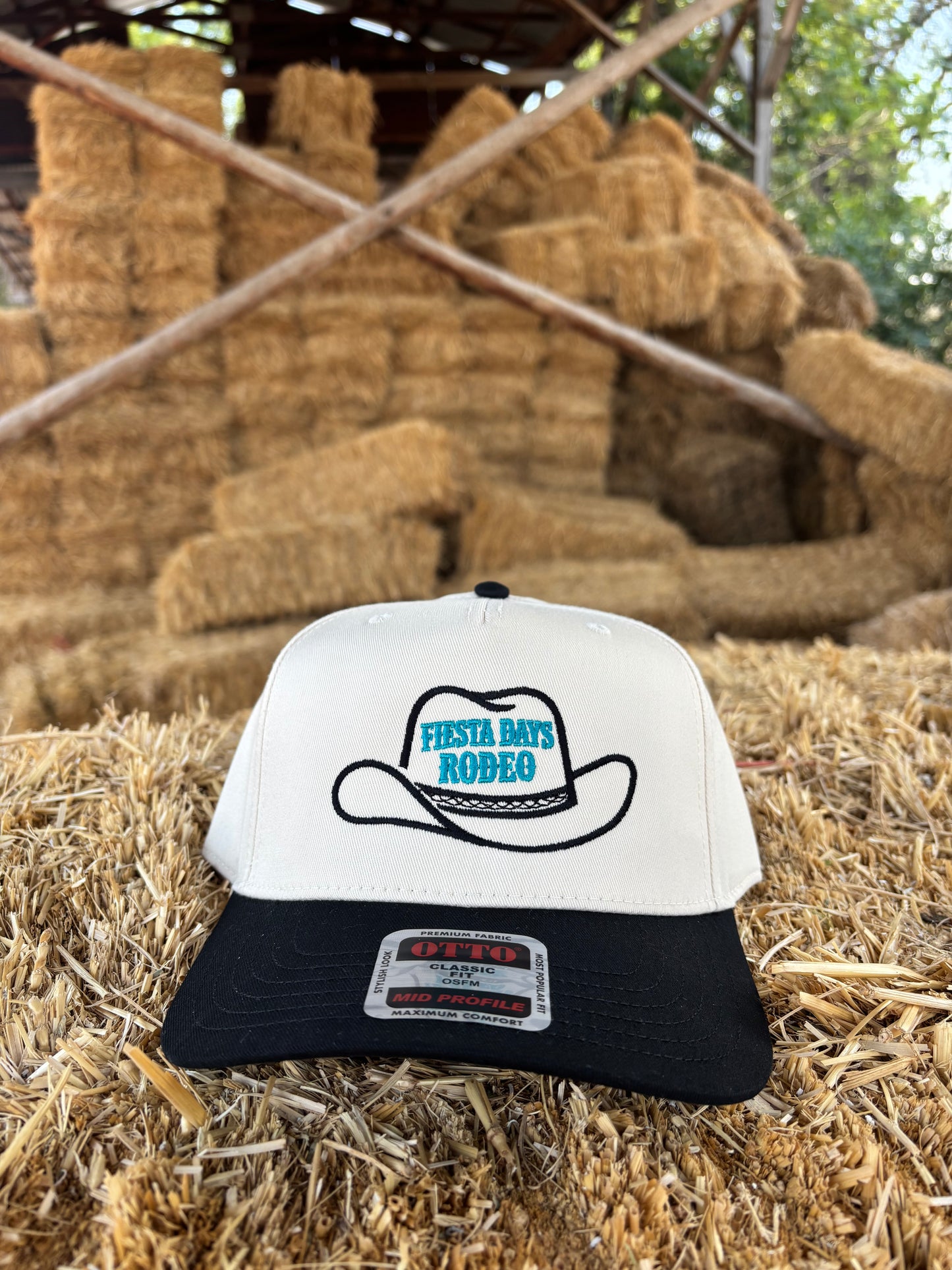 Fiesta Days Rodeo Cowboy Hat Cap - Twill 5 Panel