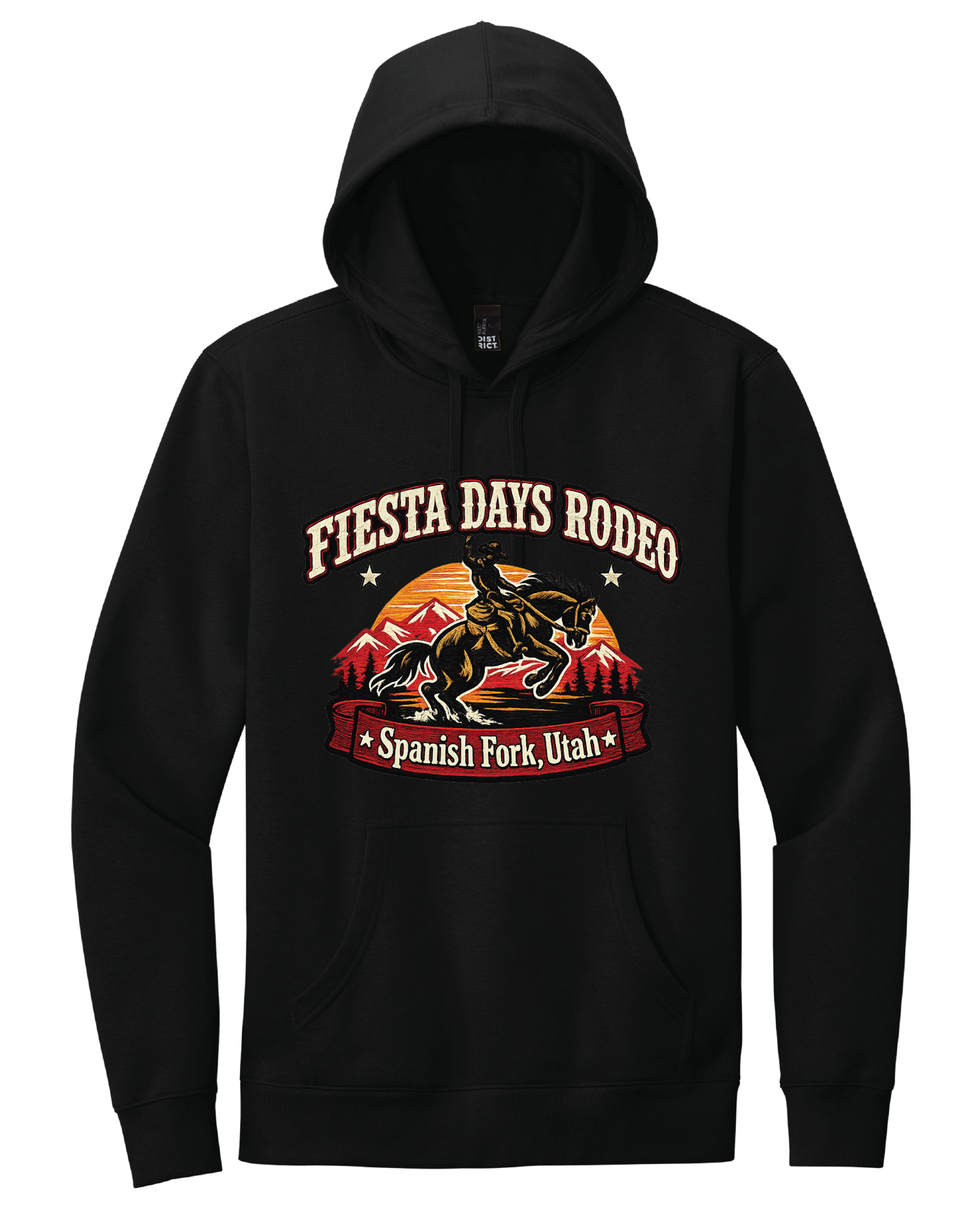 Fiesta Days Rodeo Bronc Rider Hooded Sweatshirt