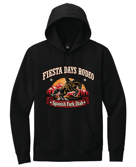 Fiesta Days Rodeo Bronc Rider Hooded Sweatshirt