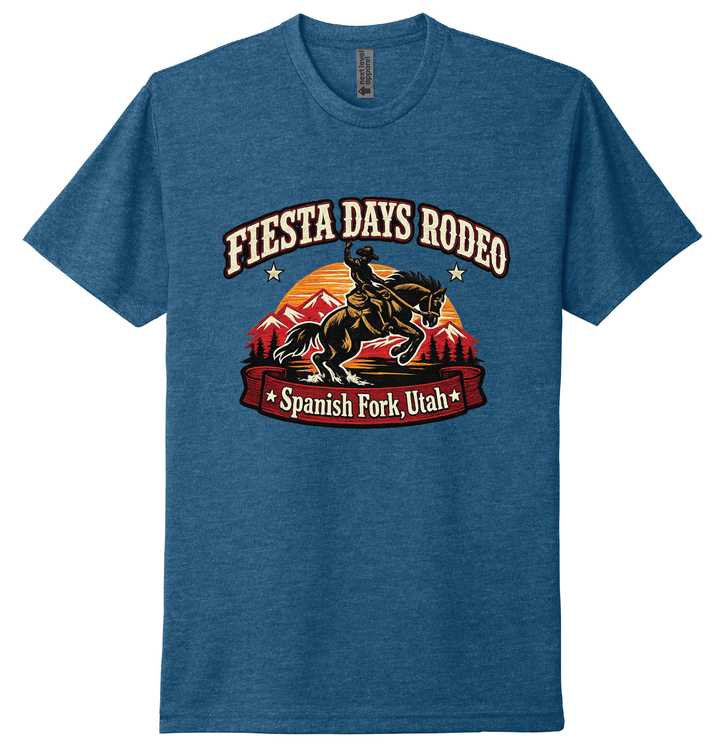 Fiesta Days Rodeo Bronc Rider Short Sleeve T-Shirt