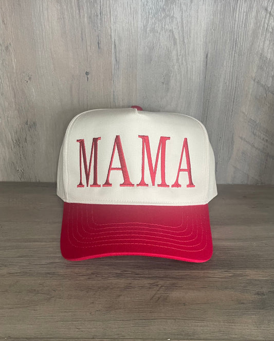 MAMA Embroidered Twill Hat with Snapback