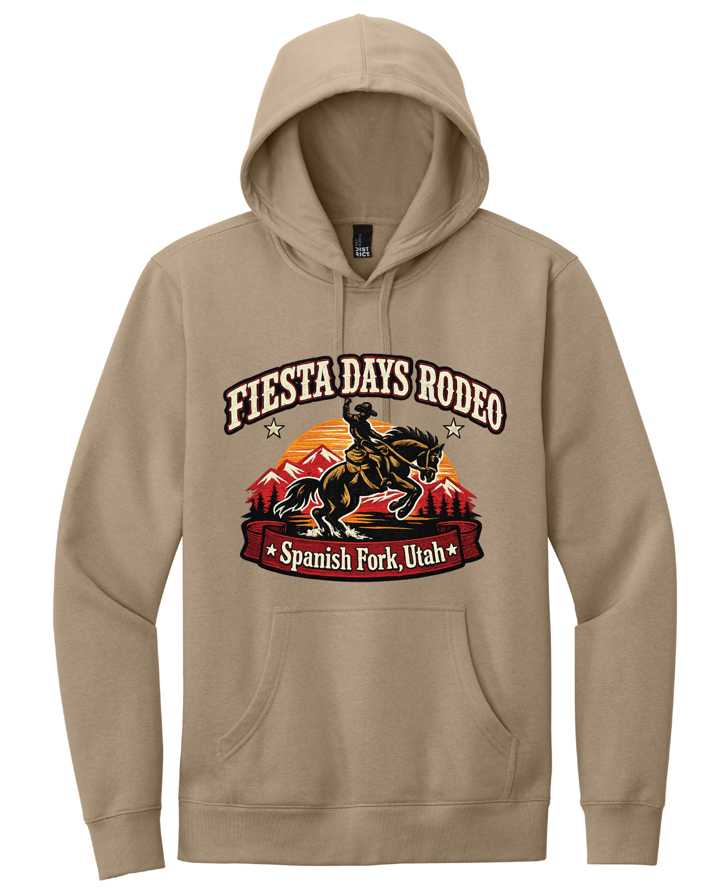 Fiesta Days Rodeo Bronc Rider Hooded Sweatshirt
