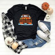 Fall Plaid Truck T-shirt