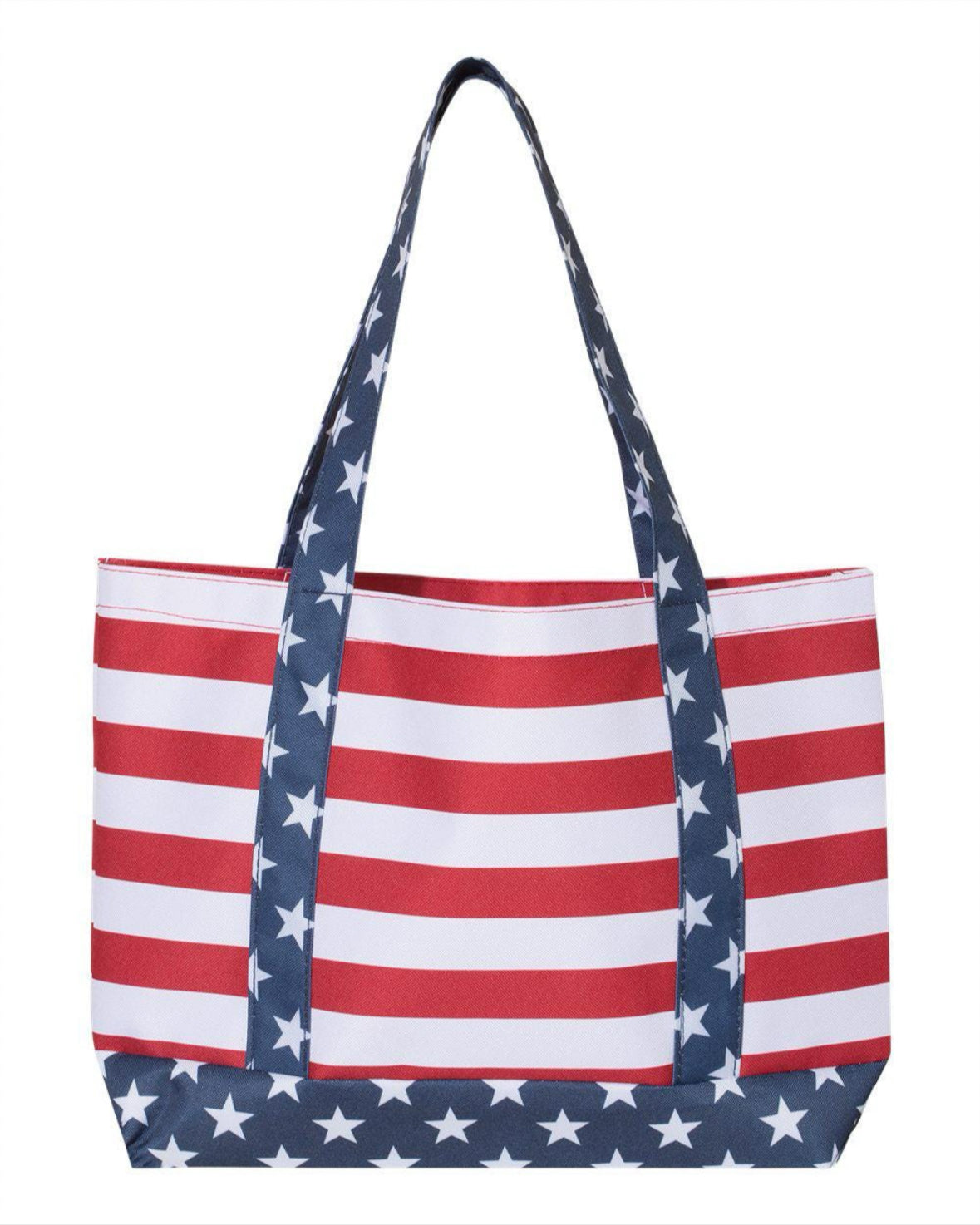 Americana Beach Tote Bag, Printed With Your Choice of Designs
