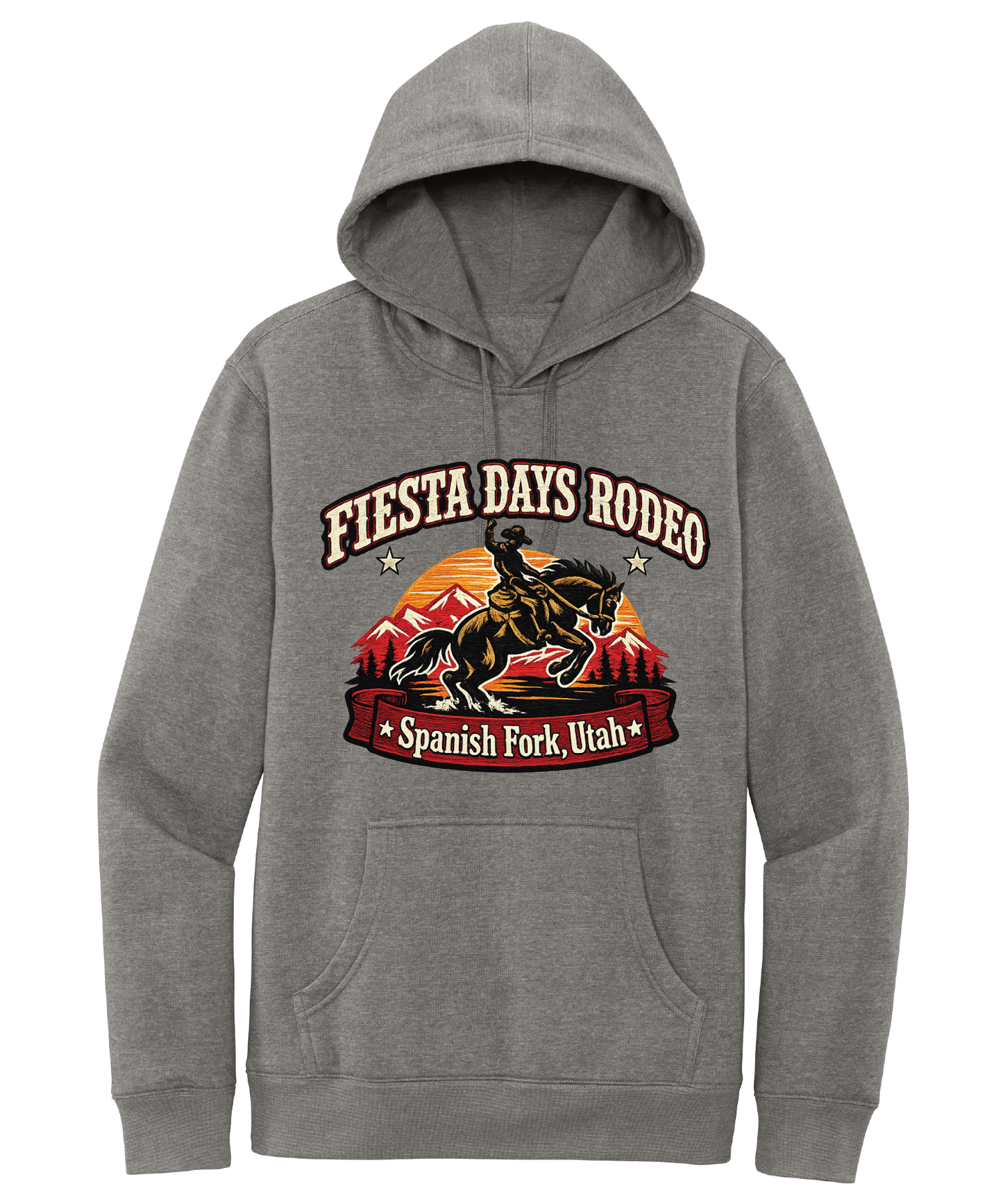 Fiesta Days Rodeo Bronc Rider Hooded Sweatshirt