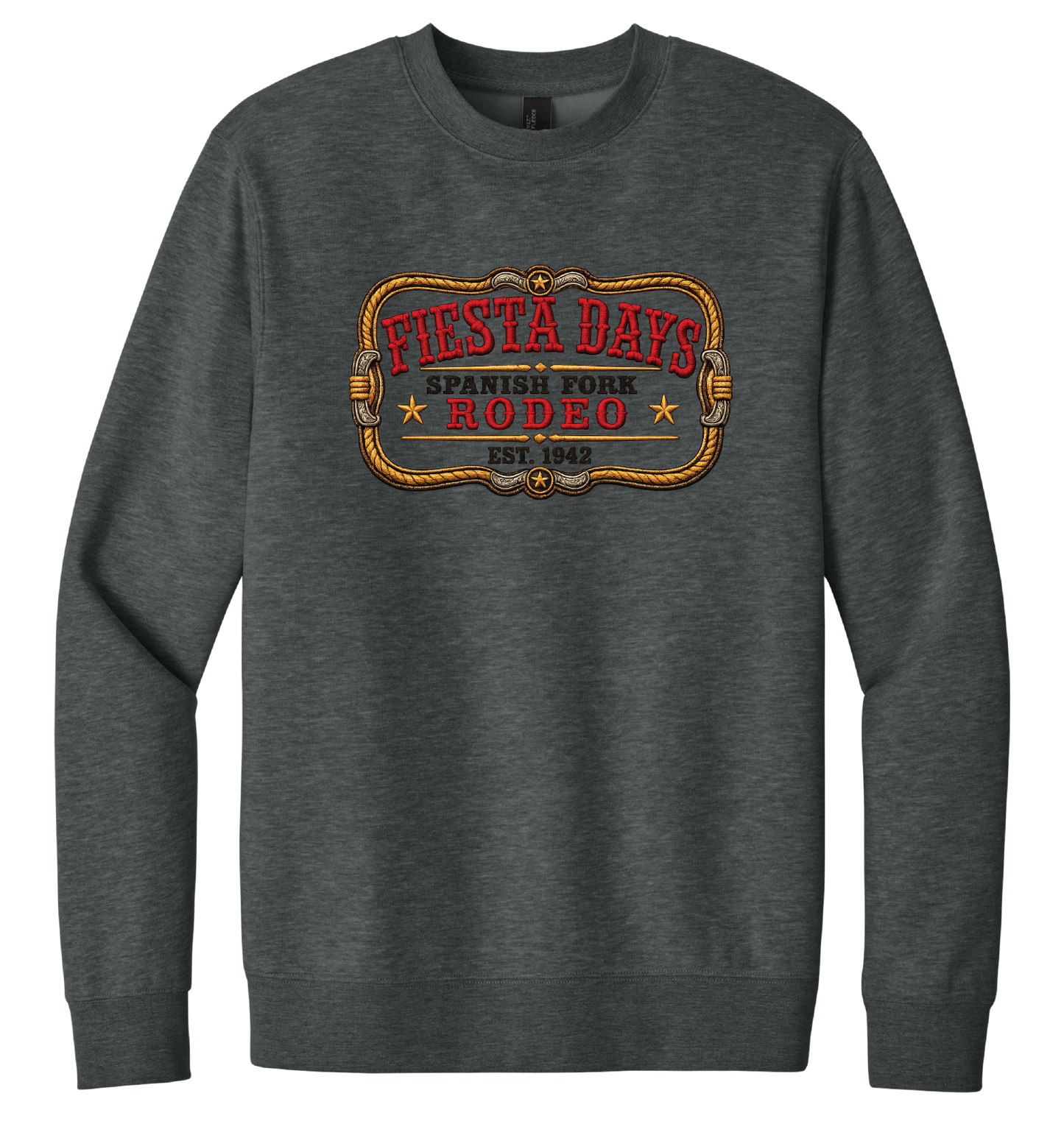 Fiesta Days Rodeo Buckle Crewneck Sweatshirt