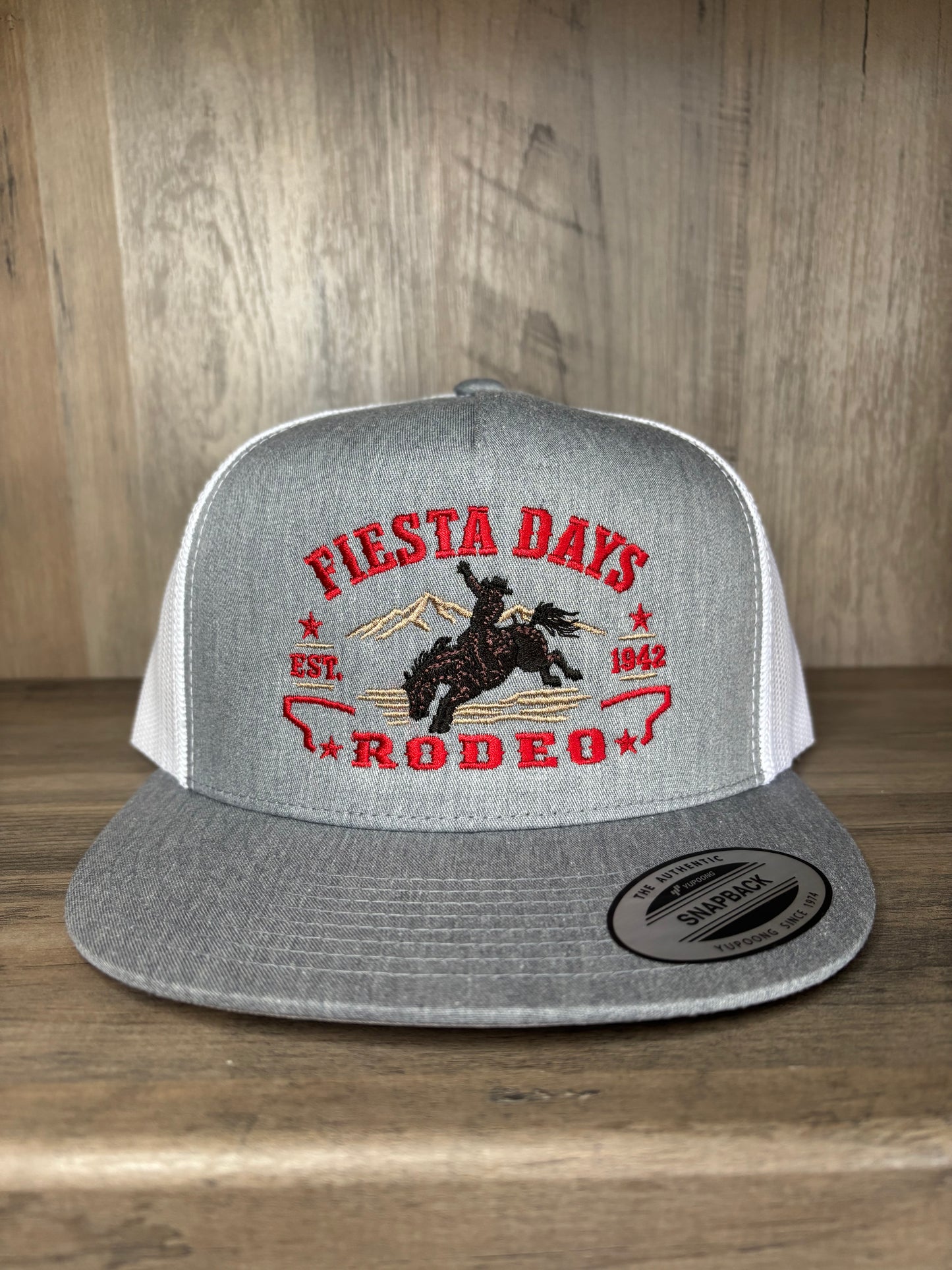 Fiesta Days Rodeo Bronc Rider Cap - YP Classic Flat Brim