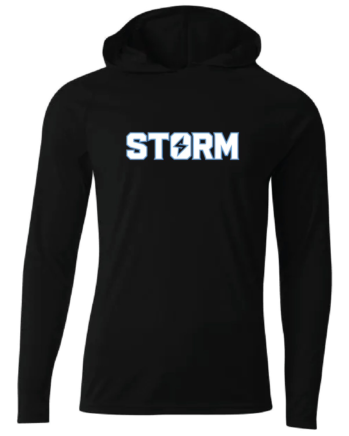 Youth Cooling Performance Long Sleeve Hooded Tee