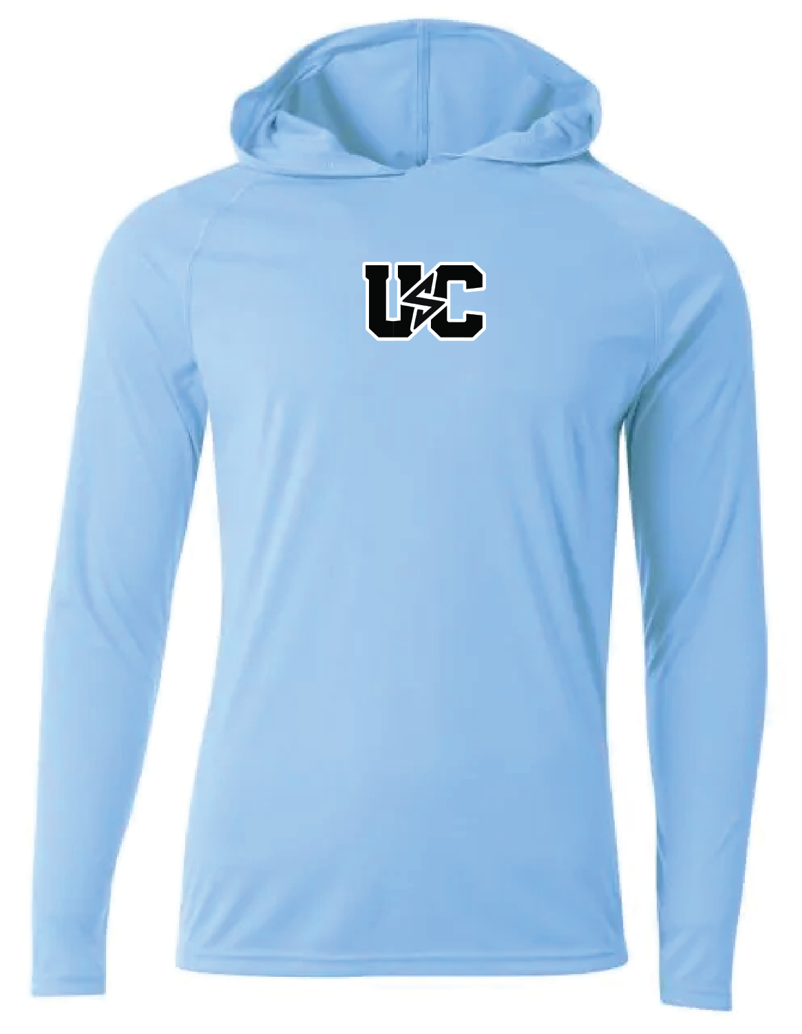 Youth Cooling Performance Long Sleeve Hooded Tee