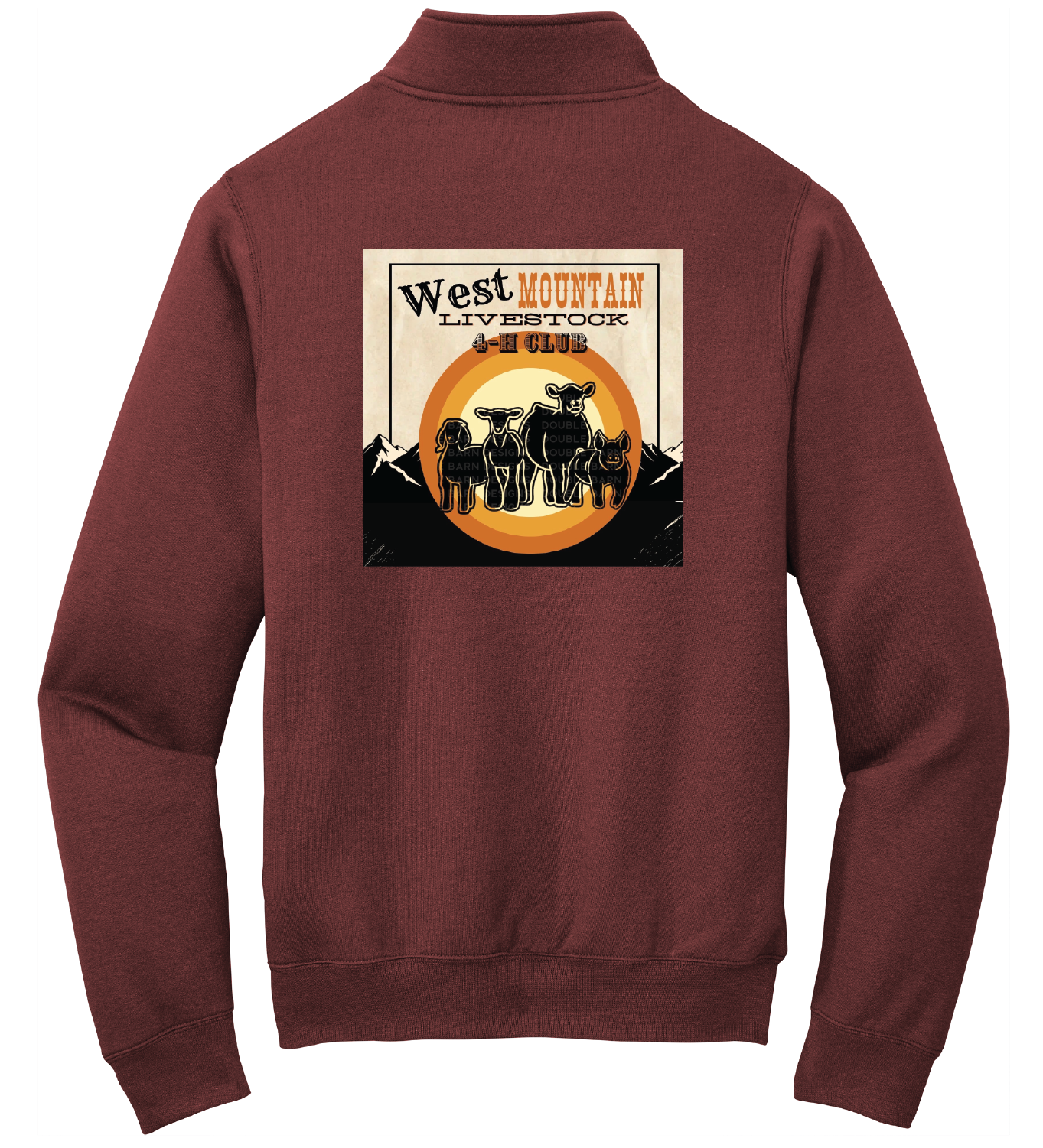 West Mountain 4H 1/4 Zip Pullover Sweatshirts