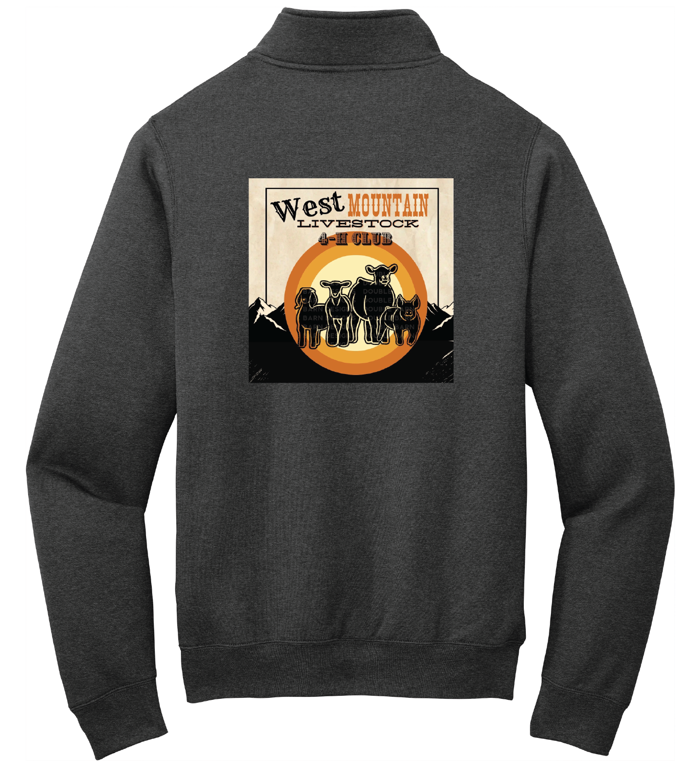 West Mountain 4H 1/4 Zip Pullover Sweatshirts
