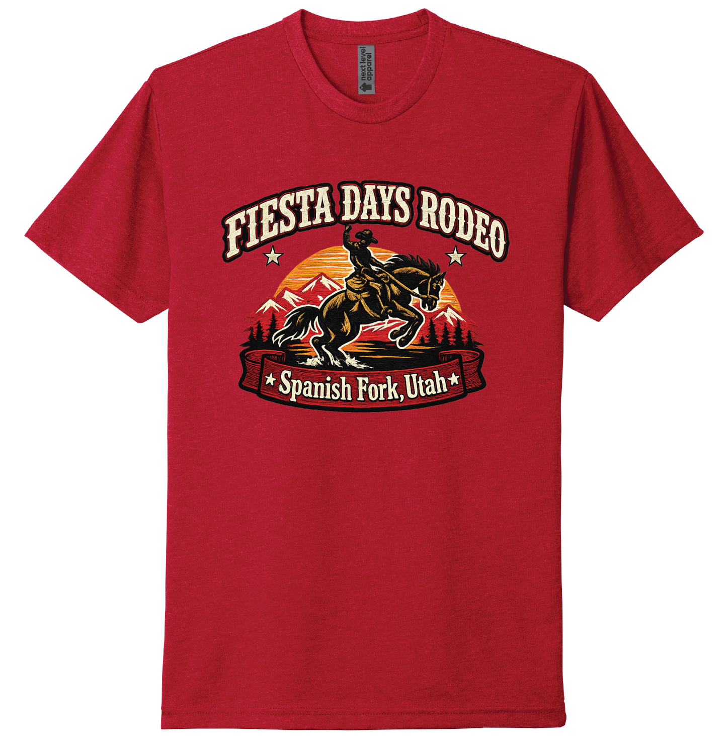 Fiesta Days Rodeo Bronc Rider Short Sleeve T-Shirt