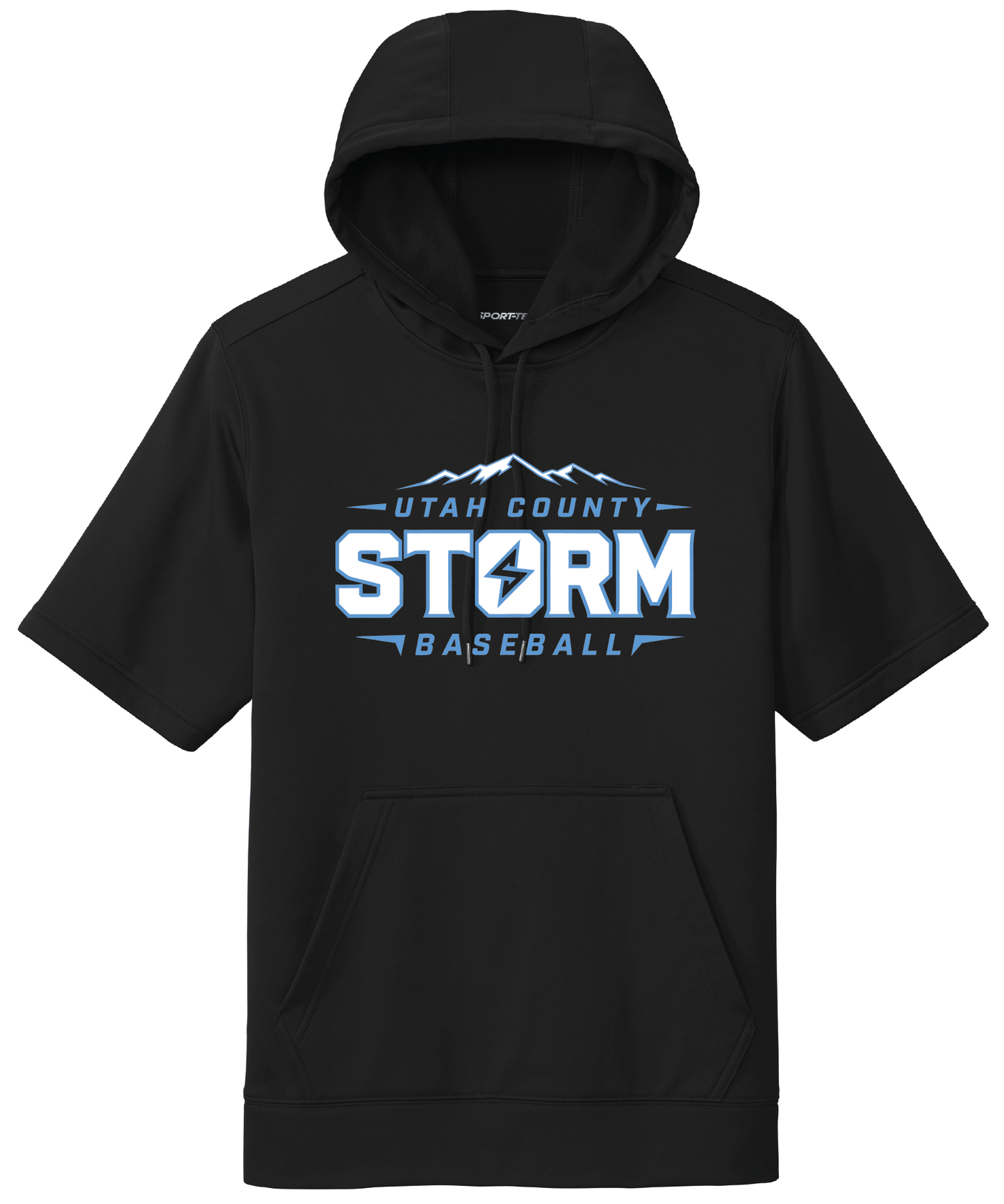 Sport-Tek ® Sport-Wick ® Men's Fleece Short Sleeve Hooded Pullover