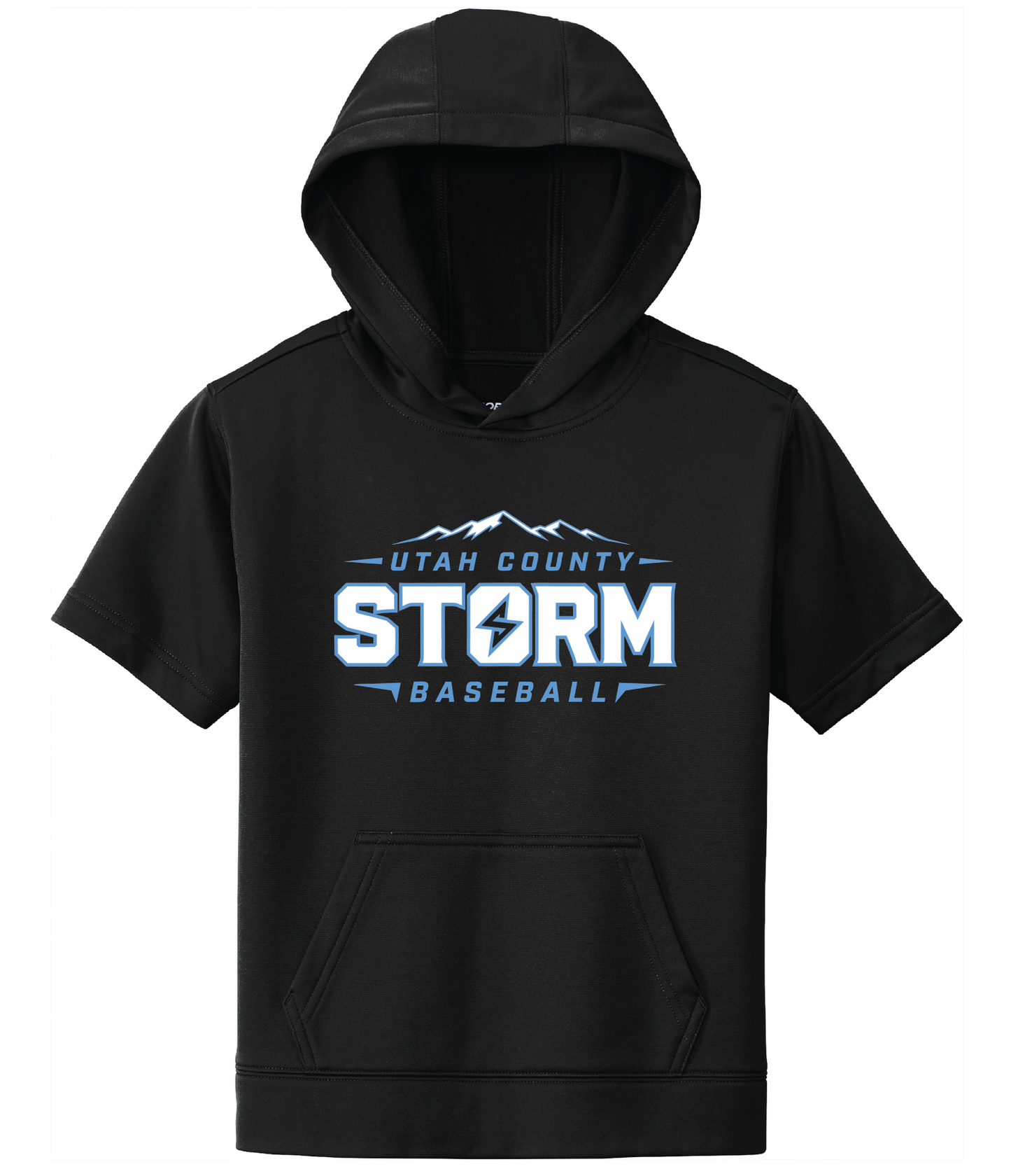 Sport-Tek ® Youth Sport-Wick ® Fleece Short Sleeve Hooded Pullover