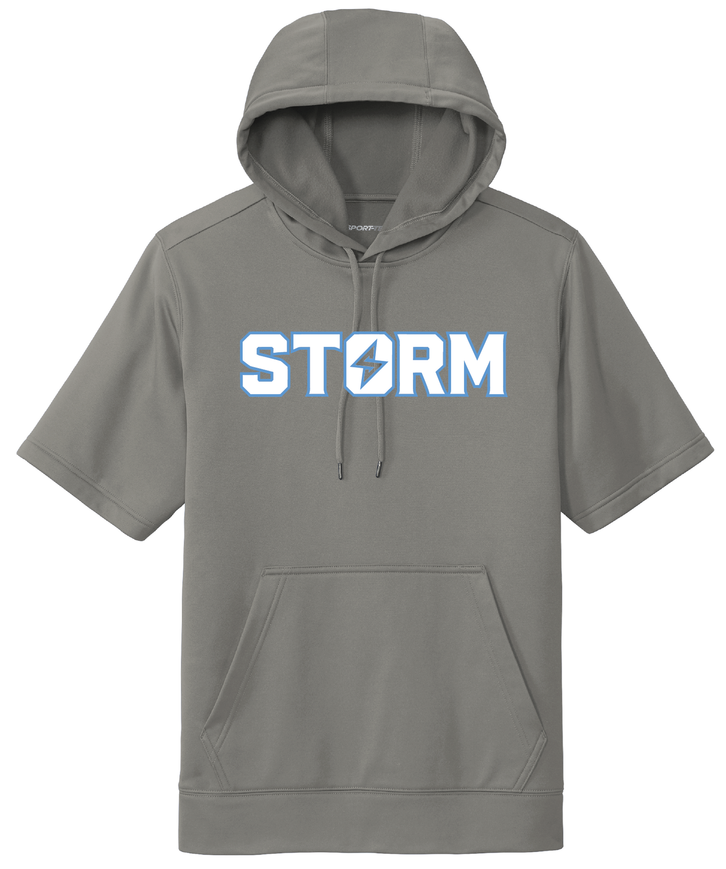 Sport-Tek ® Sport-Wick ® Men's Fleece Short Sleeve Hooded Pullover