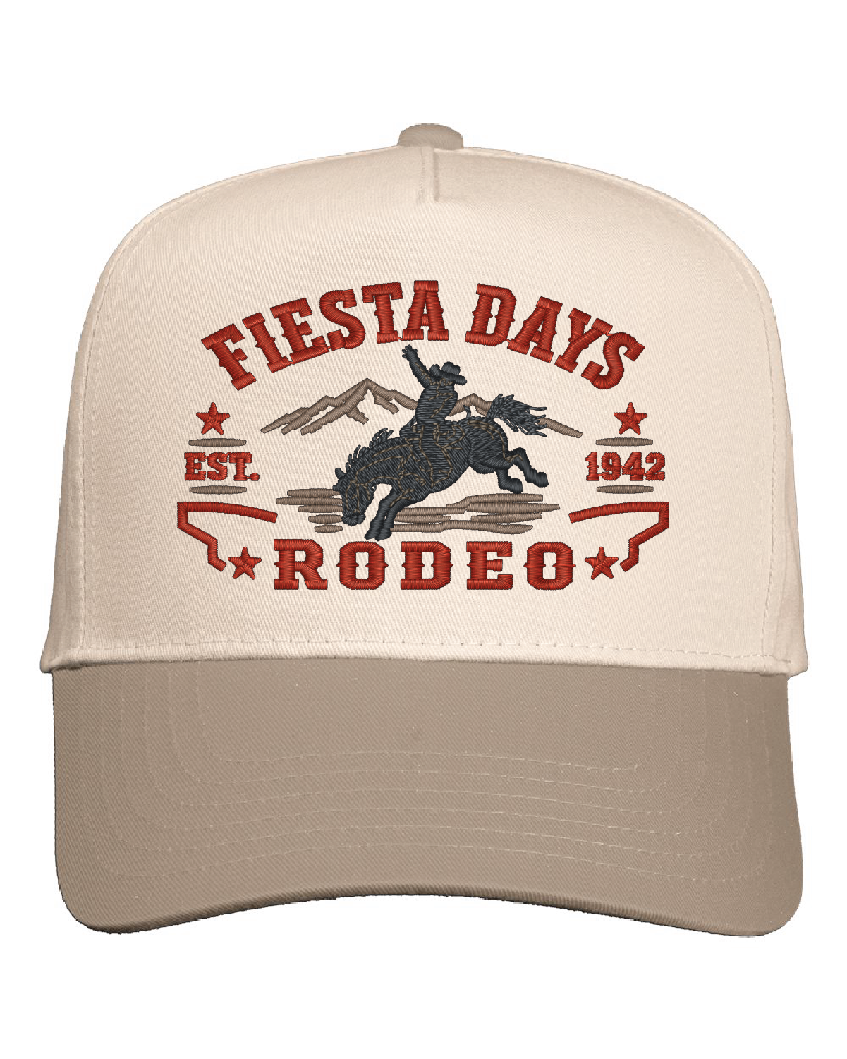 Fiesta Days Rodeo Bronc Rider Cap - Twill 5 Panel