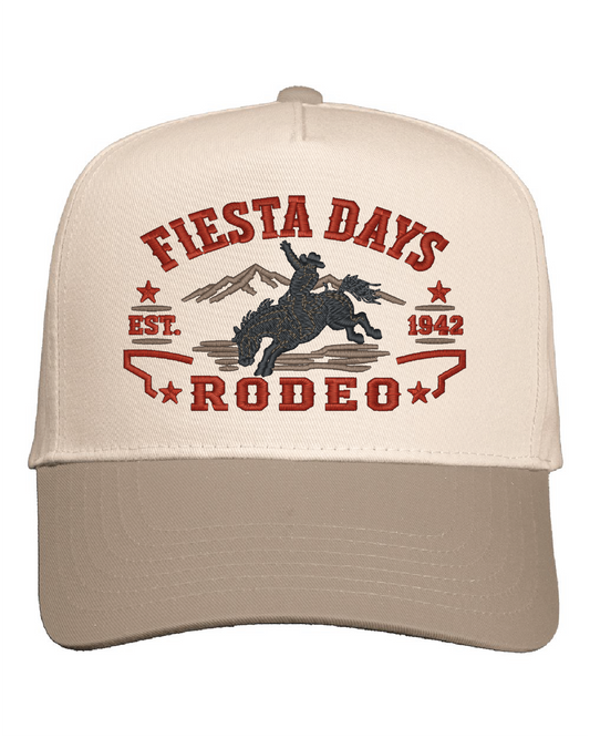 Fiesta Days Rodeo Bronc Rider Cap - Twill 5 Panel