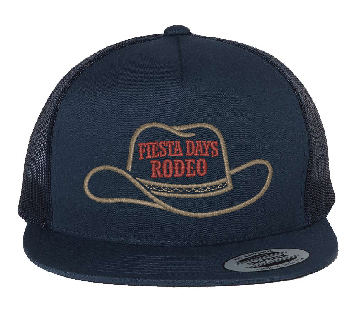 Fiesta Days Rodeo Cowboy Hat Cap - YP Classic Flat Brim