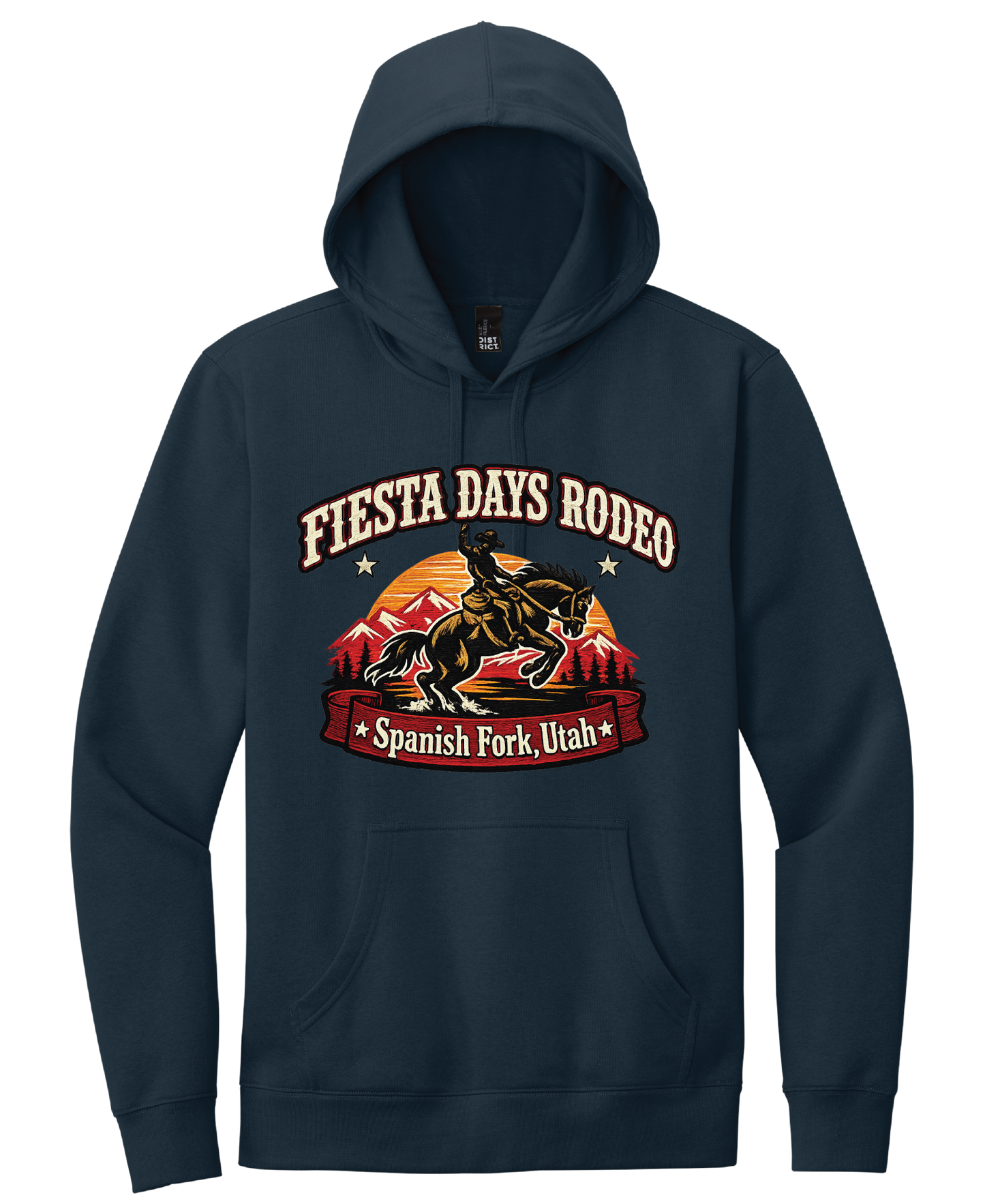 Fiesta Days Rodeo Bronc Rider Hooded Sweatshirt