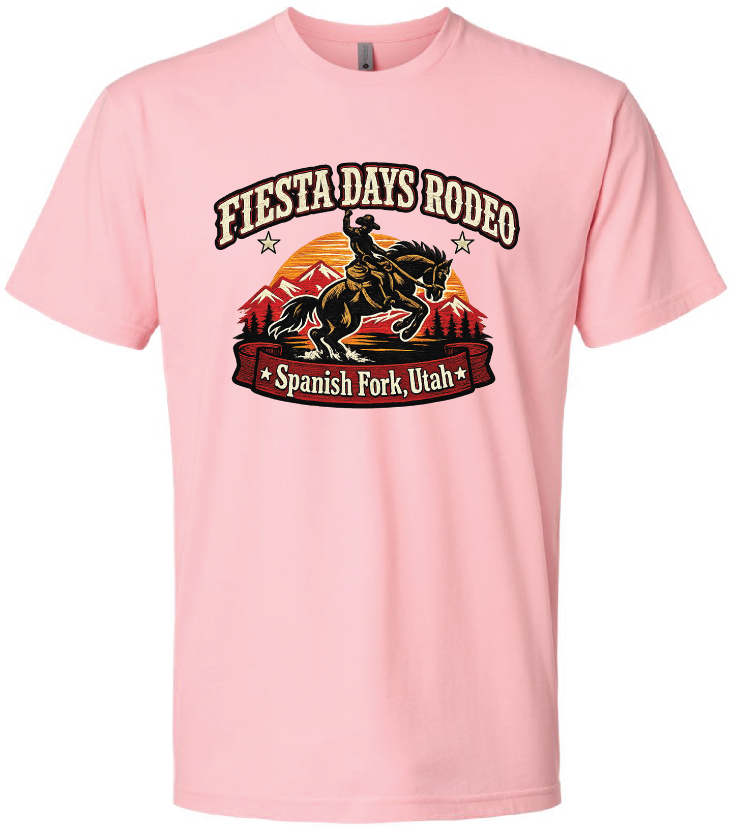 Fiesta Days Rodeo Bronc Rider Short Sleeve T-Shirt