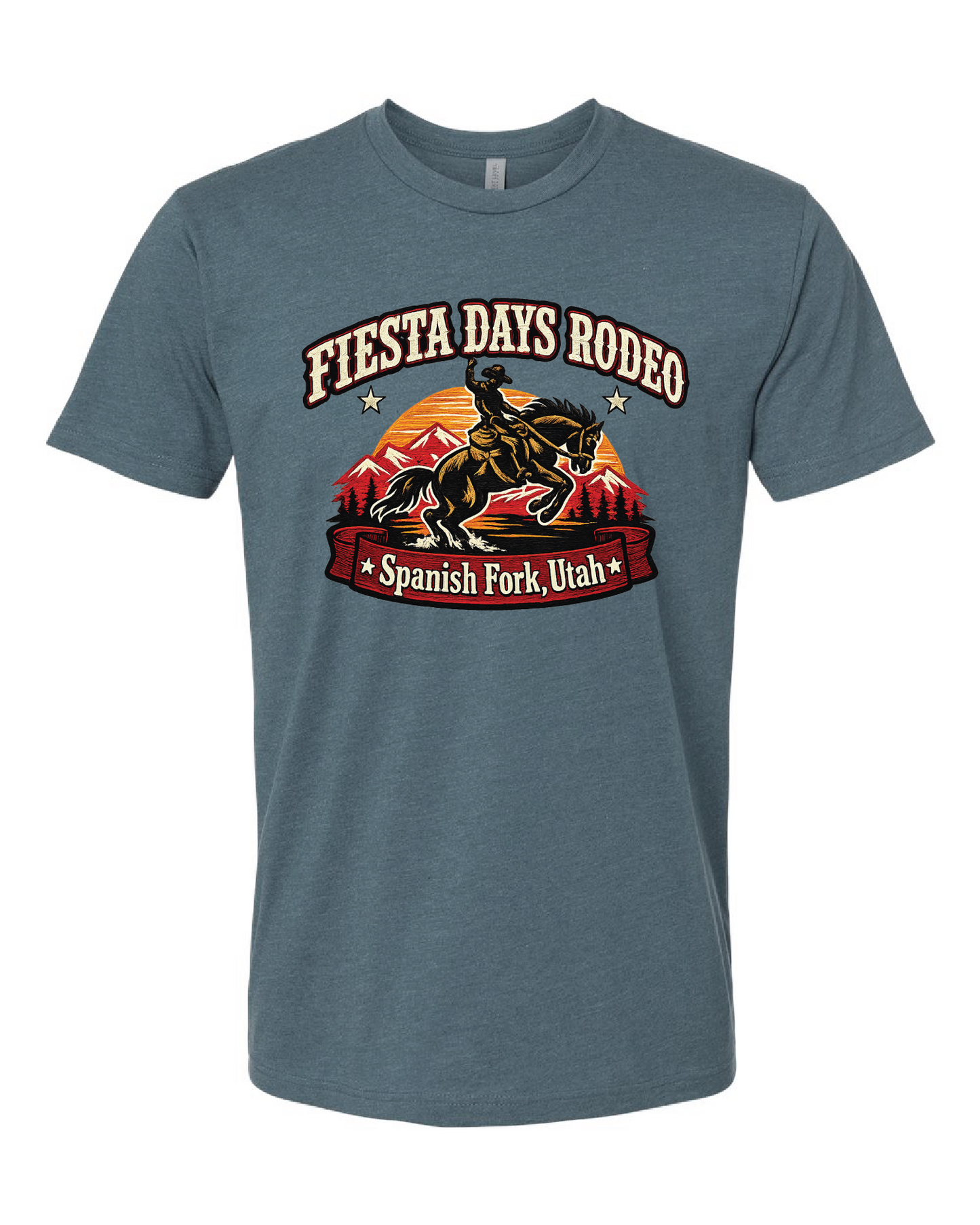 Fiesta Days Rodeo Bronc Rider Short Sleeve T-Shirt