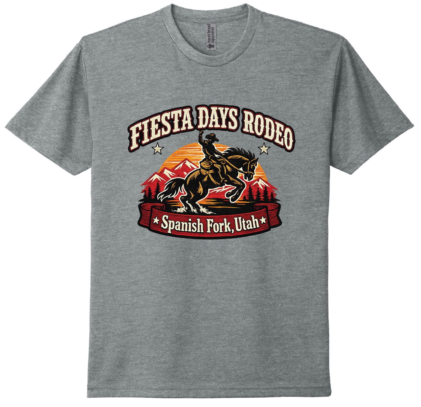 Fiesta Days Rodeo Bronc Rider Short Sleeve T-Shirt