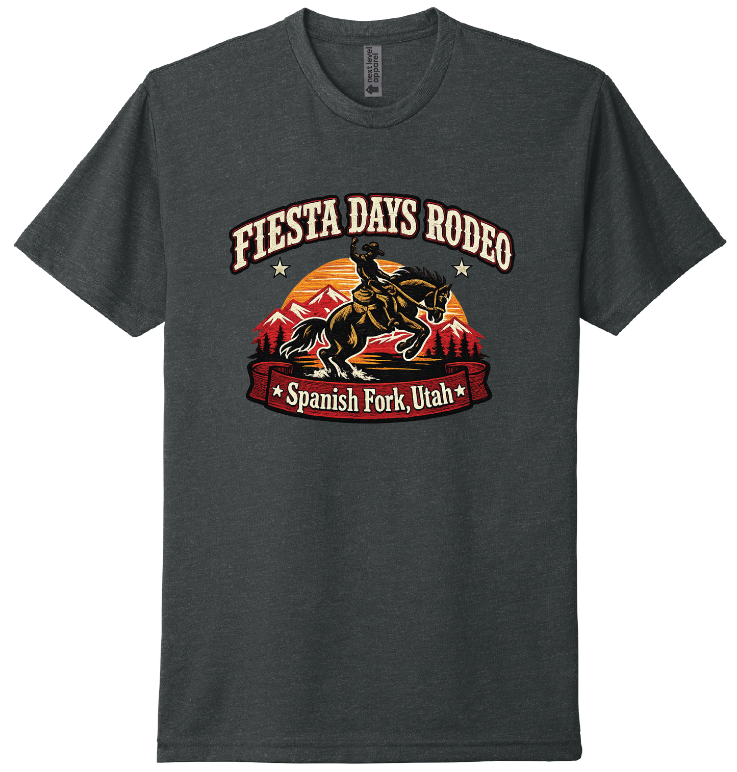 Fiesta Days Rodeo Bronc Rider Short Sleeve T-Shirt