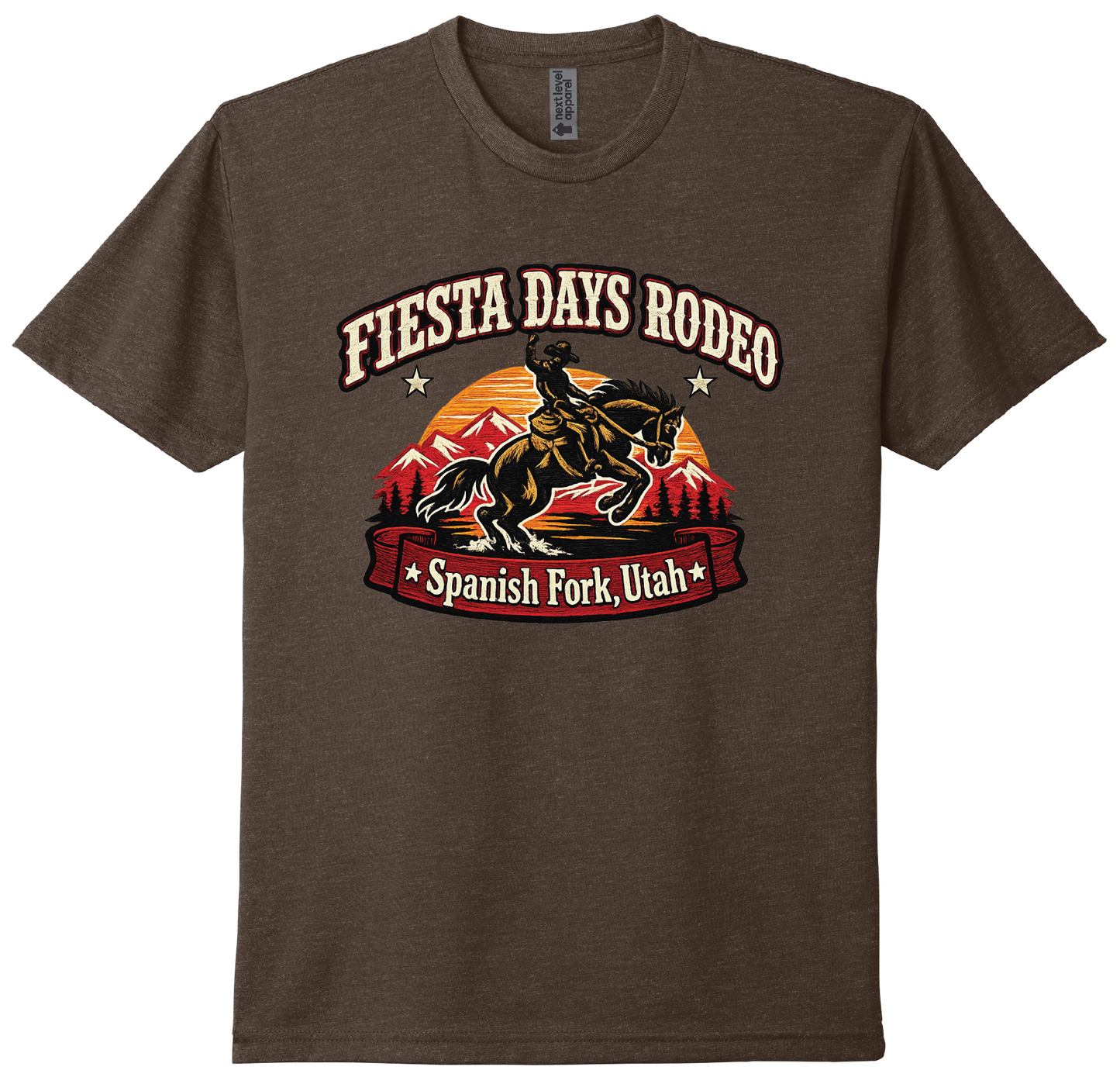 Fiesta Days Rodeo Bronc Rider Short Sleeve T-Shirt