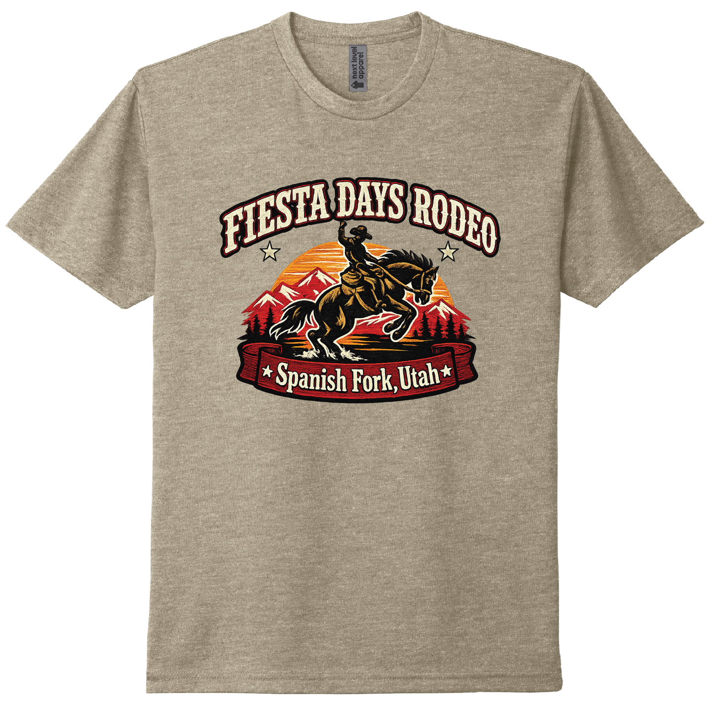 Fiesta Days Rodeo Bronc Rider Short Sleeve T-Shirt
