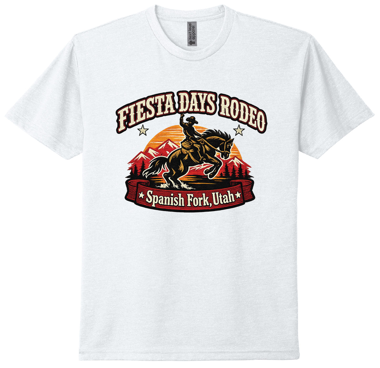 Fiesta Days Rodeo Bronc Rider Short Sleeve T-Shirt